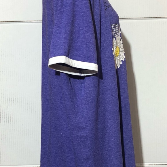 Summer tee XXL PURPLE with daisy wheels on a bike. SAY YES TO NEW ADVENT… - Picture 3 of 6